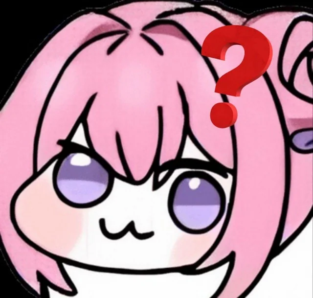 Doro（ドロシー / ドロロン） はてな顔Doro スタンプ #011 メッセージ用スタンプパック 高画質・透かしなし素材 無料ダウンロード