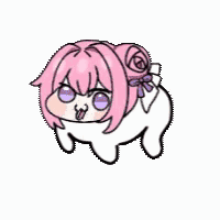 Doro（ドロシー / ドロロン） うつ伏せDoro スタンプ #003 動くGIFミーム素材 - #003 - 高画質・透かしなし