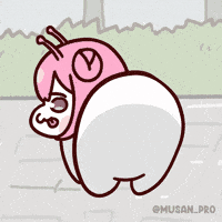 Doro（ドロシー / ドロロン） うつ伏せDoro スタンプ #021 動くGIFミーム素材 - #021 - 高画質・透かしなし